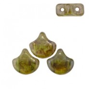 Ginko Leaf Beads 7.5x7.5mm Ultra luster crystal